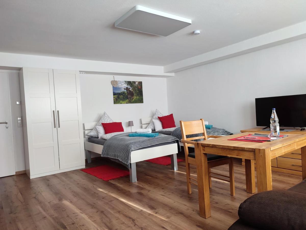 Ferienwohnung Trifts | Einzelbetten | Parkplatz Wangen im Allgäu Kültér fotó