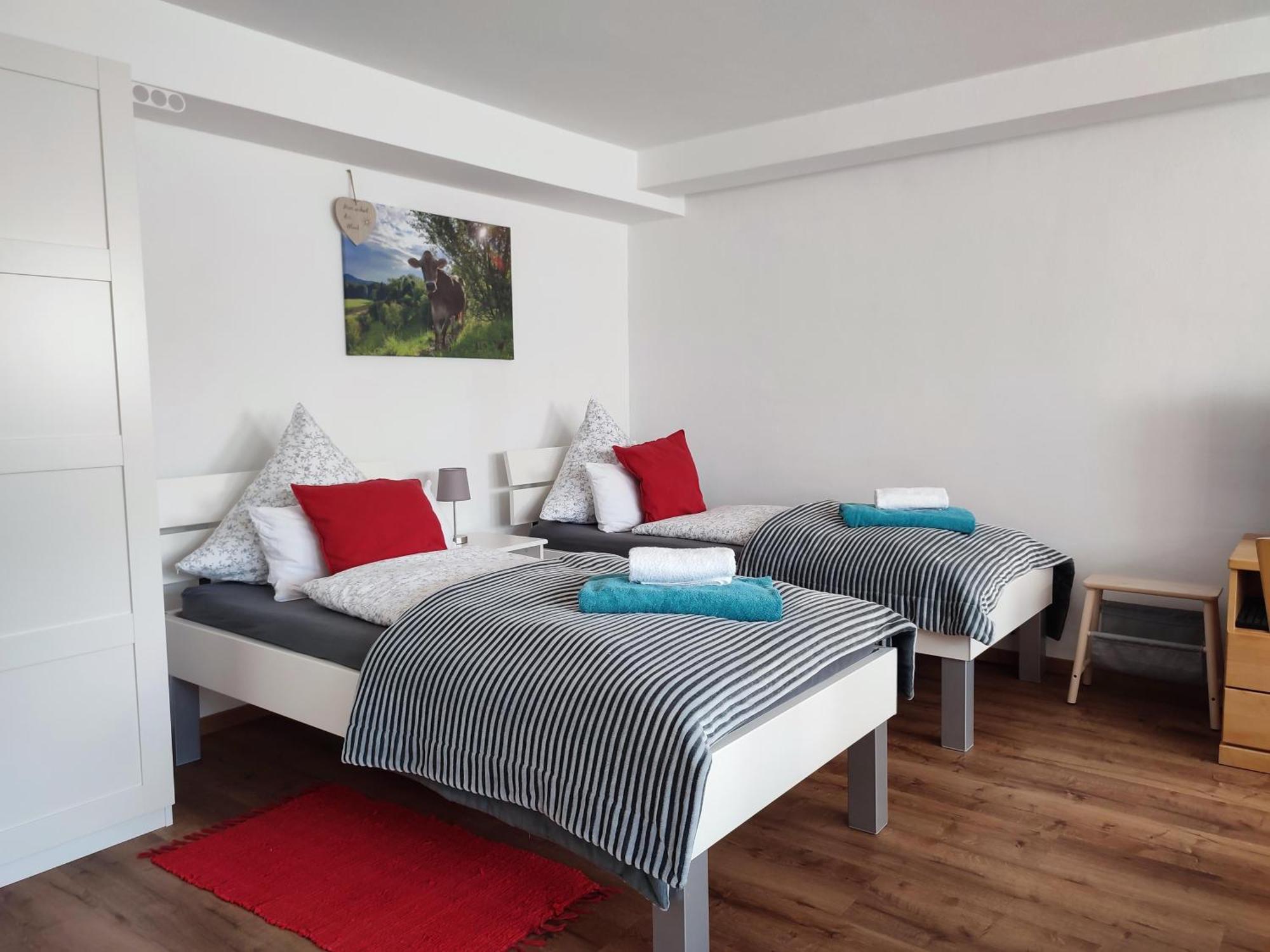 Ferienwohnung Trifts | Einzelbetten | Parkplatz Wangen im Allgäu Kültér fotó